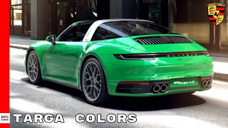 2021 Porsche 911 992 Targa Colors [upl. by Raymund]