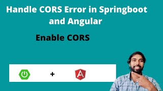 Handling cors error in angular and springboot  enable CORS [upl. by Esinart124]