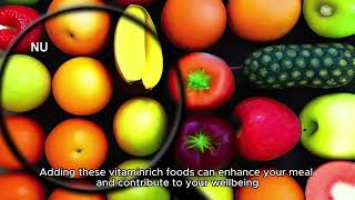 Importance Vitamin Rich Foods [upl. by Oidualc]