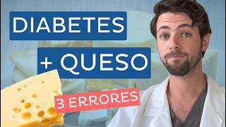 🧀 QUESO Y DIABETES ‼️ 3 ERRORES al comer queso [upl. by Nilsoj]