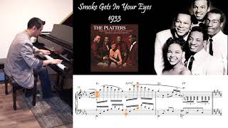 The Platters quotSmoke Gets In Your Eyesquot  Piano Cover [upl. by Mcmaster]