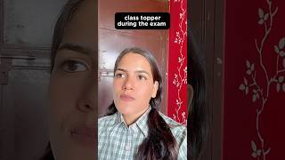 Class topper during the exam youtubeshorts comedy funny shortsvideo memes relatable [upl. by Annaer469]