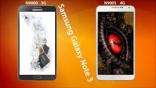 الفرق بين نسخ 3G N9000 و 4G N9005 في جالكسي نوت 3 Galaxy Note [upl. by Nylyahs716]