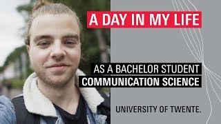 STUDENT VLOG  Daan studies Communication Science [upl. by Ridglea]