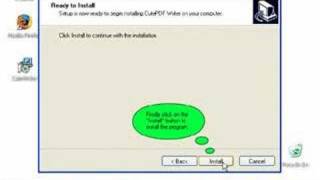 CutePDF Writer Tutorial [upl. by Eybbob]