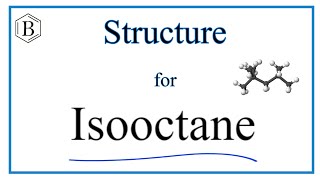 Structural Formula for Isooctane 224Trimethylpentane [upl. by Jit16]