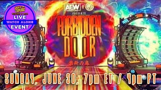 JMN Multiverse of Media Presents AEW  NJPW FORBIDDEN DOOR 2024 [upl. by Fiske38]