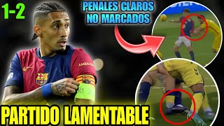 🚨 ROBO MONUMENTAL al BARCELONA contra Las Palmas 💥 PENALES NO marcados❌️ Horrible partido del equipo [upl. by Barton]