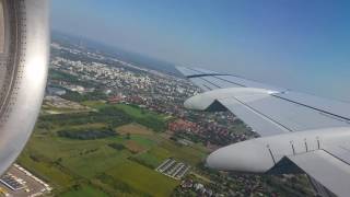 Carpatair Fokker 100  Stunning takeoff at Warsaw Airport [upl. by Golda]