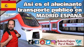 El MODERNO tren de cercanías de Madrid España [upl. by Stein]