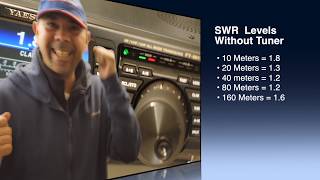 MFJ 2386 Antenna Review with Yaesu Ft991A SWR Results [upl. by Yank986]