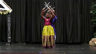 Kannada Rajyotsava SKK 2019 Nimbiya Kolata and Patta Dance [upl. by Yffat]