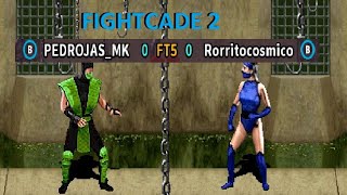 PEDROJASMK VS Rorritocosmico  01214  FT5  FIGHTCADE 2  MORTAL KOMBAT 2 [upl. by Enajaras]