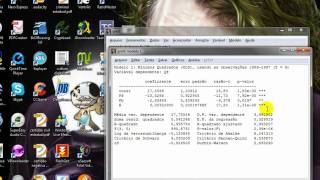 Tutorial Econometria no Gretl  UFMT parte 2 [upl. by Egres75]