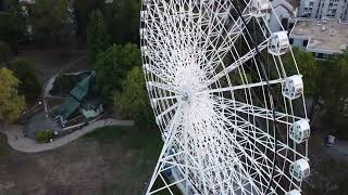 Vrnjacka Banja  Panoramski tocak SkyView Panoramic Wheel [upl. by Yadrahs]