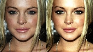 Lindsay Lohan Photoshop Makeover [upl. by Westlund]