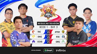 🔴LIVE  MPL PH S13  FILIPINOWeek1 Day 3 [upl. by Ecallaw]