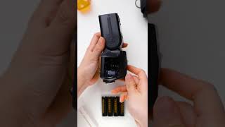 How to Replace Batteries in Canon 430EX III RT shorts [upl. by Pfister85]