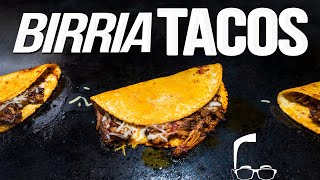 CHEESY JUICY BEEFY BIRRIA TACOS WOW  SAM THE COOKING GUY 4K [upl. by Acenom]