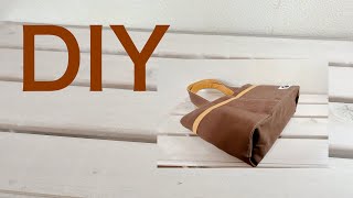 折りマチかんたんトートバッグの作り方《ハンドメイド》DIY easy tote bag [upl. by Qahsi572]