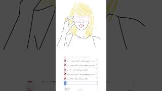 Taylor Swift Math Art Time Lapse using Desmos YouTube Short [upl. by Annodahs]