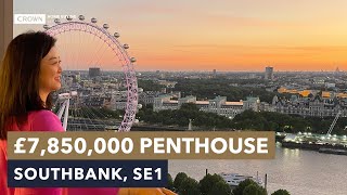 £7850000 Penthouse Apartment to Buy South Bank SE1 [upl. by Annawaj]