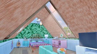 How to Build a Functional Attic Bedroom  No Mods  The Sims 4 [upl. by Nagel661]