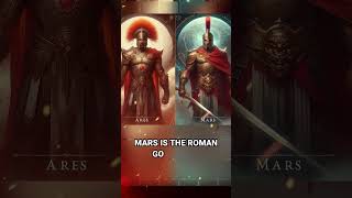 Roman vs Greek Mythology Gods romanmythology greekmythology godsandgoddesses shortsvideo [upl. by Ragland418]