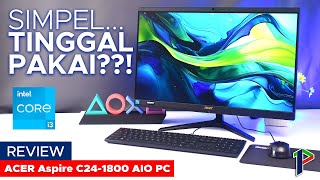 Cocok buat yang gak mau repot  Acer Aspire C241800 AIO PC Review Indonesia [upl. by Urana]