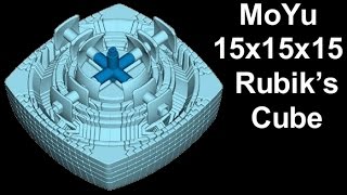 MoYu 15x15x15 Rubiks Cube Puzzle 15x15 [upl. by Neerahs]