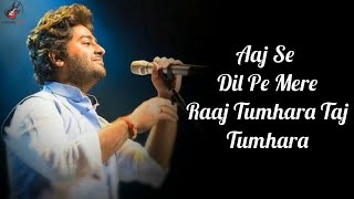 🎤Arijit Singh  Suno Na Sangemarmar Full Lyrics Song  Youngistaan [upl. by Judye]