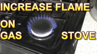 GAS STOVE BURNERS BURNING LOW FIX IT YOURSELF How to Fix Low Flame on Gas Stove [upl. by Benil760]