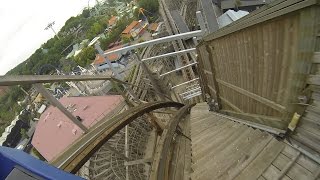 Intamin Balder Liseberg 2016 POV Onride First Row [upl. by Nyrmak512]