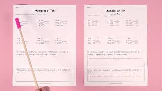 Multiples of Ten Worksheet [upl. by Longtin]