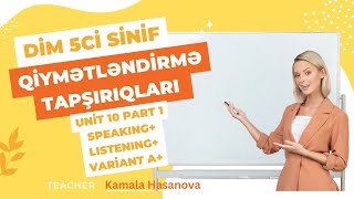 Dövlət İmtahan Mərkəzi DİM Qiymətləndirmə Tapşırıqları 5ci sinif İngilis dili Unit10 Part1 [upl. by Aralomo243]