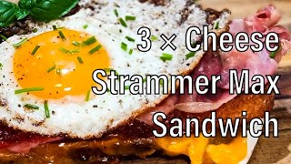 Best 🧀 CHEESE STRAMMER MAX sandwich 🥪😋 [upl. by Nilyahs]