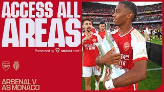 ACCESS ALL AREAS  Arsenal vs AS Monaco 11 54 on pens  Preseason penalty shootout drama [upl. by Demp]