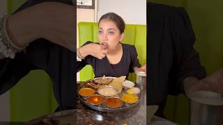 Only ₹250 mai khaya itna bada Rajasthani Thali Rajasthan mai😋 shorts minivlog dailyvlog thali [upl. by Eiramacissej426]