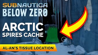 Arctic Spires Cache Location  Subnautica Below Zero [upl. by Nitsirhc]