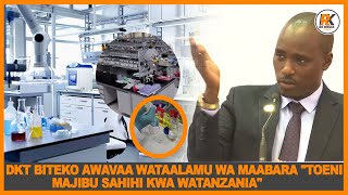 DKT BITEKO AWAVAA WATAALAMU WA MAABARA TOENI MAJIBU SAHIHI KWA WATANZANIA [upl. by Accebber]