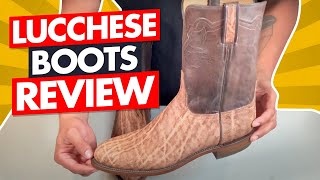 Lucchese Boots Limited Edition Made In The USA Genuine Elephant Skin Roper Boot Review [upl. by Raina]