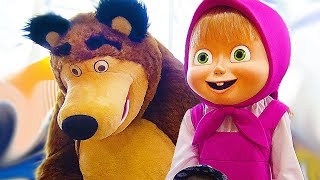 Hello song  Funny Vlad with cartoon characters on kids indoor playground [upl. by Ahtelahs894]