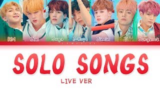 BTS 방탄소년단  ANSWER By Member SOLO SONGS LIVE VER Color Coded LyricsHanRomEng가사 [upl. by Eldoria21]