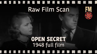 Open Secret 1948  Full Drama Film  John Ireland  Jane Randolph [upl. by Geiss508]