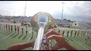 2018 Santa Clara Vanguard quotBabylonquot Mellophone Head Cam HD [upl. by Killen976]