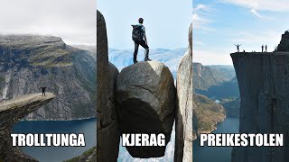 Norway  Hiking To Trolltunga Preikestolen and Kjerag The Three Most Spectacular Hikes [upl. by Goran]