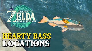 Zelda Tears Of The Kingdom Hearty Bass Locations [upl. by Trabue89]