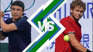 Taro Daniel ダニエル 太郎 vs August Holmgren  MATSUYAMA 2023 [upl. by Janella]