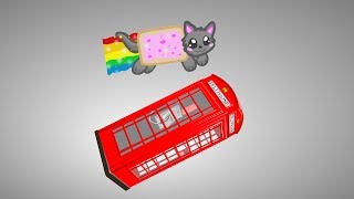 Nyan Cat Loop Animated [upl. by Attenad272]