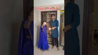 Happy Diwali 🪔❤️ Brothersister love  tiyaa  shubham trending diwali diwalispecial [upl. by Borer]